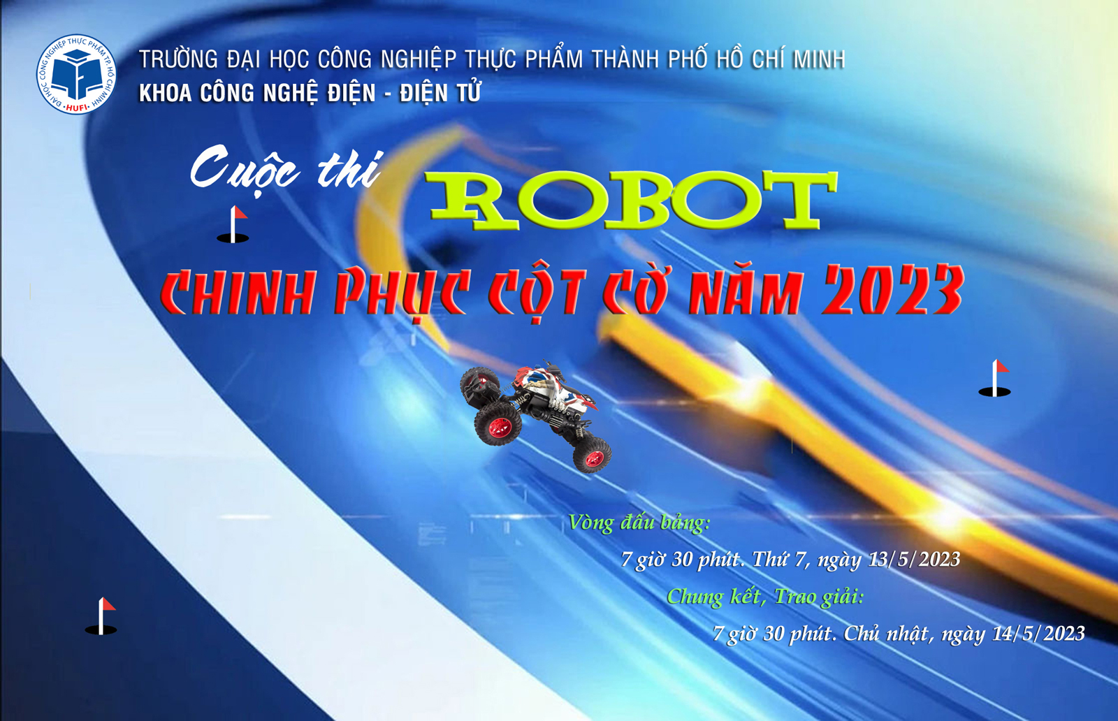 Chung kết  Cuộc thi Robot chinh phục cột cờ năm 2023