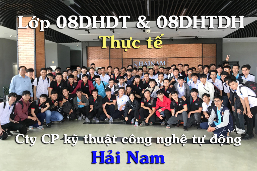 Tham quan thực tế tại công ty Hải Nam lớp 08DHDT