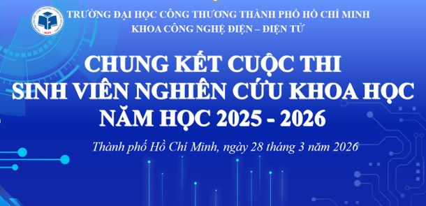 Chung kết cuộc thi sinh viên NCKH cấp khoa năm học 2025-2026